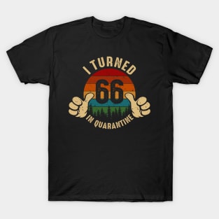 I Turned 66 In Quarantine T-Shirt